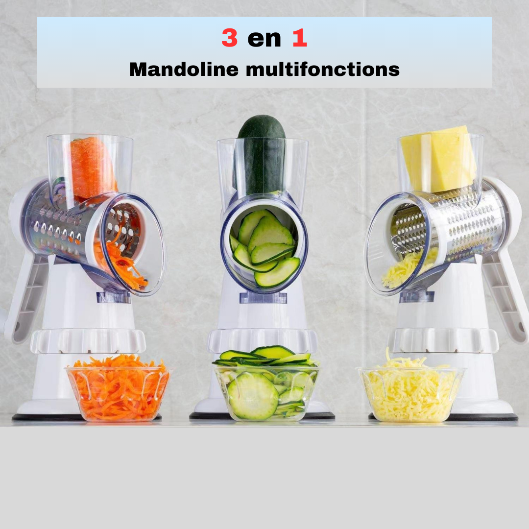 Mandoline 3 en 1