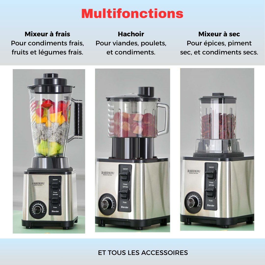 Mixeur 6 en 1 Multifonctions