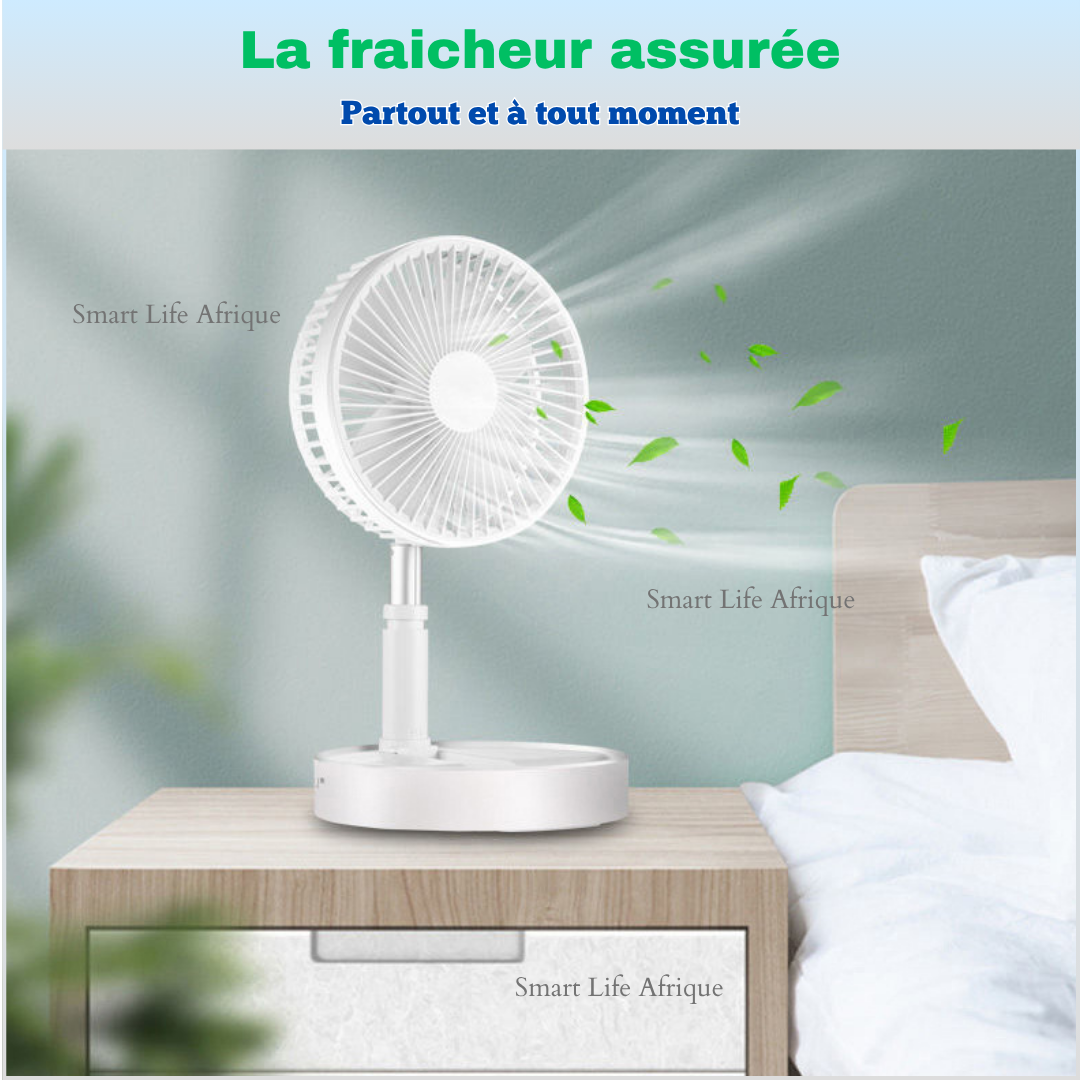 Ventilateur Rechargeable 25$ (57 500 fc)